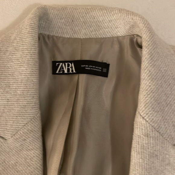 Zara Crème Overcoat - Picture 2 of 5